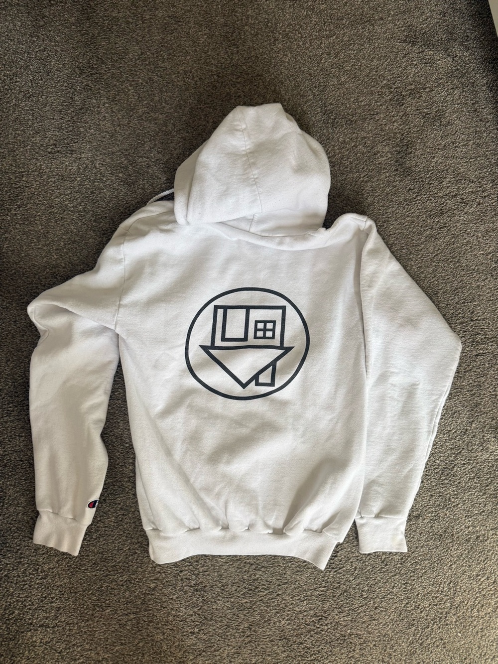 The neighborhood white hoodie size small brand new
